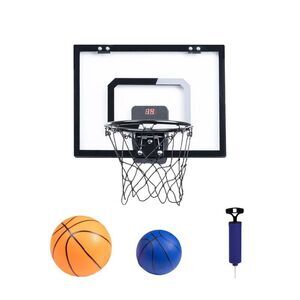 West & Arrow - Sportopia Basketball Mini Hoop with Lights Black
